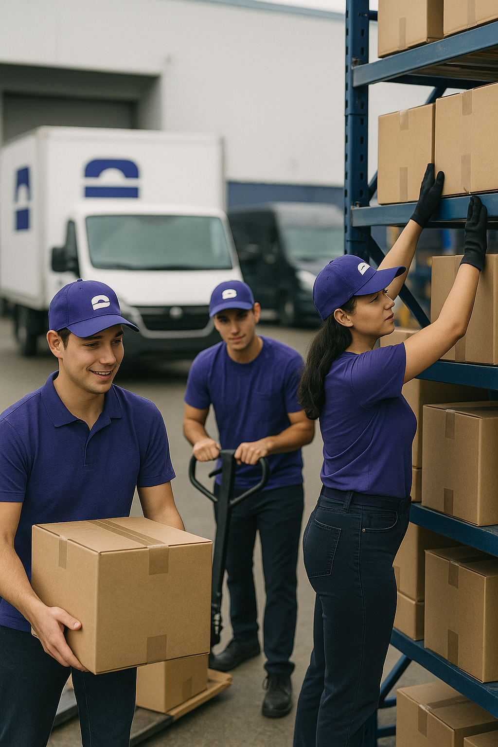 Personas trabajando