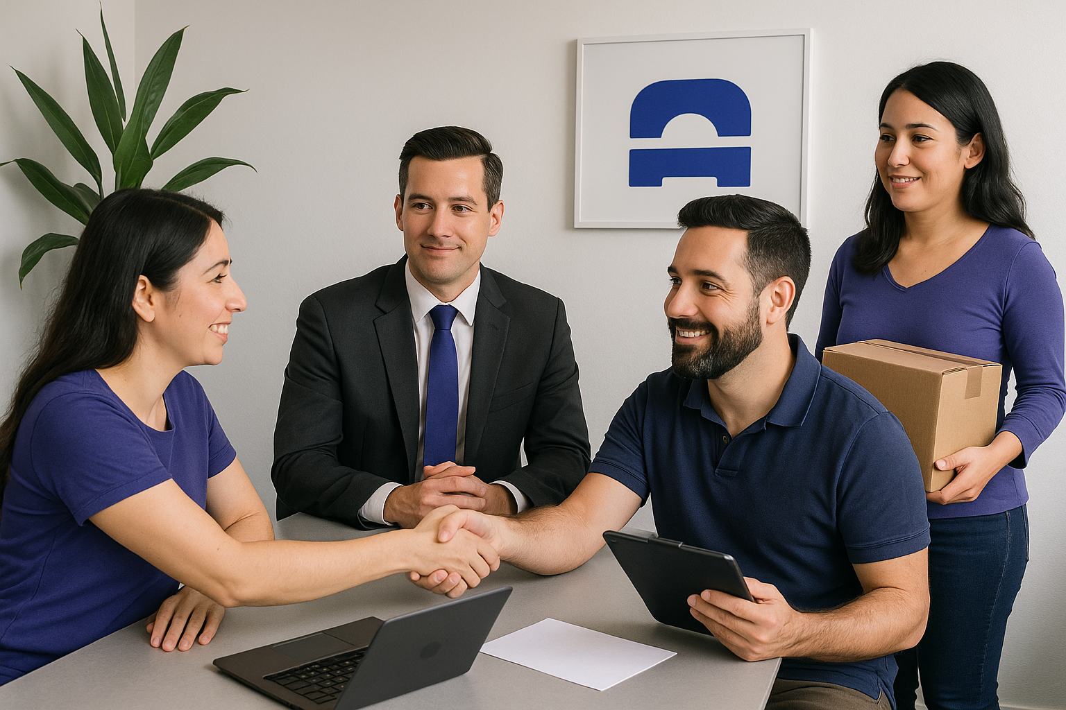 Personas en reunión de negocios